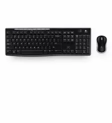 Teclado Y Mouse Inalambrico Logitech Mk270 Negro Multimedia, Receptor Usb 2.0
