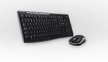 Teclado Y Mouse Inalambrico Logitech Mk270 Negro Multimedia, Receptor Usb 2.0