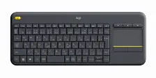 Teclado Inalambrico Logitech K400 Plus, Touchpad, Teclas Multimedia, Negro, Rf Unify