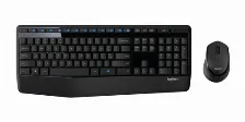 Kit Teclado Y Mouse Logitech Mk345, Inalambrico, Teclado Multimedia, Color Negro, Boton De Encendido