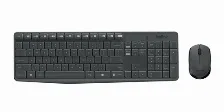 Kit Teclado Y Raton Logitech Mk235, Inalambrico, Teclado Multimedia, Color Negro/gris