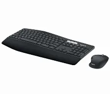 Kit Teclado Multimedia Y Mouse Logitech Mk850, Bluetooth/ Receptor Unifying 2.4ghz, Usb, Negro