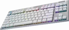 Teclado Mecanico Gamer Logitech G915 Tkl, Inalambrico, Bluetooth, Rgb, Sin Teclado Numerico, Blanco, (920-009660)097855157737