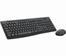 Kit De Teclado Y Mouse Logitech Mk295 Silent, Combo Inalambrico, Usb Negro