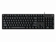 Teclado Gaming Mecanico Logitech G413 Se, Retroiluminado Led Blanco, Antighost, Aluminio Negro