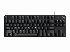 Teclado Gaming Mecanico Logitech G413 Tkl Se, Iluminacion Led Blanco, Aluminio, Color Negro, Usb 2.0, Negro