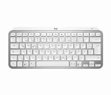 Teclado Logitech Mx Keys Mini, Inalambrico, Rf Wireless/bluetooth, Espanol, Blanco (920-010477)