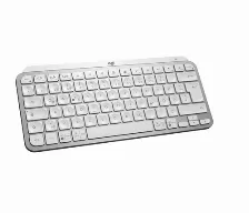 Teclado Logitech Mx Keys Mini, Inalambrico, Rf Wireless/bluetooth, Espanol, Blanco (920-010477)