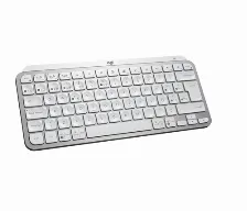 Teclado Logitech Mx Keys Mini, Inalambrico, Rf Wireless/bluetooth, Espanol, Blanco (920-010477)