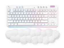 Teclado Inalámbrico Logitech G G715 Inglés, Receptor Usb Tipo A 87 Teclas, Teclado Numérico No, Color Blanco