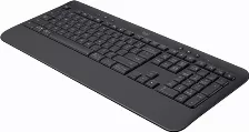 Teclado Inalambrico Logitech Signature K650, Bluetooth, Espanol, Descansa Munecas, Color Negro