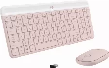 Kit Teclado Y Mouse Logitech Mk470 Slim, Inalambrico, Usb, Rosa Open Box Nuevo