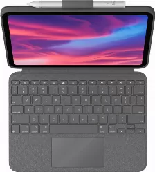 Teclado Inalámbrico Logitech Combo Touch For Ipad Smart Connector, Gris