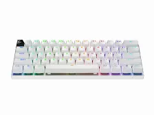 Teclado Logitech G Pro X 60 Inglés, Inalámbrico Y Alámbrico, Rf Inalámbrico + Bluetooth, Interruptor Mecánico, Led Rgb, Blanco