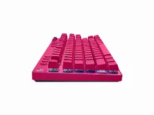 Teclado Logitech G Pro X Tkl Inglés, Inalámbrico Y Alámbrico, Rf Inalámbrico + Bluetooth, Interruptor Mecánico, Led Rgb, Rosa