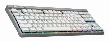 Teclado Logitech G G515 Lightspeed Tkl Inglés, Inalámbrico, Rf Inalámbrico + Bluetooth, Interruptor Mecánico, Led Rgb, Blanco