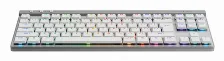 Teclado Logitech G G515 Lightspeed Tkl Inglés, Inalámbrico, Rf Inalámbrico + Bluetooth, Interruptor Mecánico, Led Rgb, Blanco