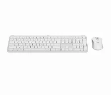 Kit Teclado Y Mouse Logitech Signature Slim Combo Mk950 Rf Inalambrico, Usb, 4000 Dpi, Blanco