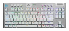 Teclado Logitech G G915 X Lightspeed Tkl Inglés, Inalámbrico Y Alámbrico, Rf Inalámbrico + Bluetooth, Interruptor Mecánico, Led, Blanco
