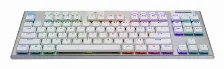 Teclado Logitech G G915 X Lightspeed Tkl Inglés, Inalámbrico Y Alámbrico, Rf Inalámbrico + Bluetooth, Interruptor Mecánico, Led, Blanco
