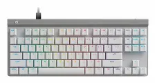 Teclado Logitech G G515 Inglés, Alámbrico, Usb, Interruptor Mecánico, Led Rgb, Blanco