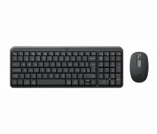 Kit Teclado Y Mouse Logitech Mk250 Compact Bluetooth Wireless Combo Inalámbrico, 1000 Dpi, Grafito