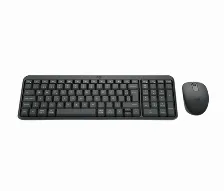 Kit Teclado Y Mouse Logitech Mk250 Compact Bluetooth Wireless Combo Inalámbrico, 1000 Dpi, Grafito