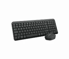Kit Teclado Y Mouse Logitech Mk250 Compact Bluetooth Wireless Combo Inalámbrico, 1000 Dpi, Grafito