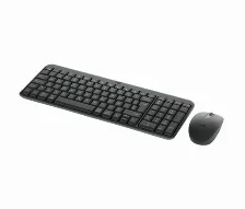 Kit Teclado Y Mouse Logitech Mk250 Compact Bluetooth Wireless Combo Inalámbrico, 1000 Dpi, Grafito