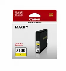 Cartucho De Tinta Canon Pgi-2100 Y Original, Amarillo