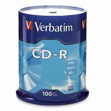 Cd Verbatim Standard 120mm Cd-r Media 700 Mb/ 80 Min, 100 Pieza(s)
