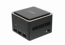 Pc Ecs Liva Q3 Plus Amd Ryzen Embedded V1000 V1605b, 8 Gb, 128 Gb Emmc, Tv. No Disponible, Wifi, Negro