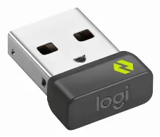 Accesorio Logitech 956-000007, Receptor Usb, 14.4 Mm, 18.6 Mm, 6.11 Mm, 1.68 G, Negro, Verde, Metálico