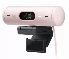 Camara Web Logitech Brio 500 4mp, Resolucion 1920 X 1080 Pixeles, Velocidad 60 Fps, Full Hd Si, Microfono Si, Usb-c, Color Rosa