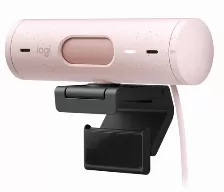 Camara Web Logitech Brio 500 4mp, Resolucion 1920 X 1080 Pixeles, Velocidad 60 Fps, Full Hd Si, Microfono Si, Usb-c, Color Rosa