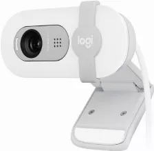 Camara Web Logitech Brio 100, 2 Mp, 1920 X 1080 Pixeles, 30 Fps, Microfono, Usb, Color Blanco