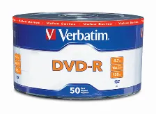 Campana Dvd-r Verbatim 16x, 50 Piezas, 4.7 Gb