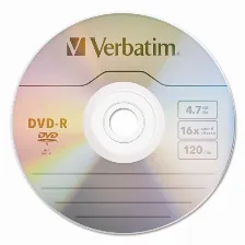 Dvd-r Verbatim 4.7gb 16x C/10pqtes