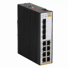 Switch H3c Ie4300-12p-pwr Gestionado, L2, Rj-45 8, Gigabit Ethernet (10/100/1000), Din Rail, Negro, Plata