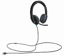 Diadema Logitech H540 Binaural, Diadema, Conectividad Alambrico, Negro