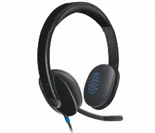 Diadema Logitech H540 Binaural, Diadema, Conectividad Alambrico, Negro
