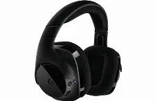 Diadema Gaming Inalambrica Logitech G533, Dts 7.1ch, Recargable, Microfono, Color Negro