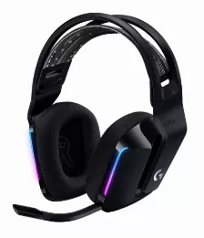 Diadema Gaming Logitech G733, Inalambrica, Iluminacion Rgb Lightsync, Microfono Ps4/pc, Recargable, Negro