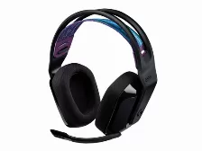 Diadema Inalambrica Para Juego Logitech G535 Lightspeed, Microfono, Bateria Recargable, Almohadillas Espuma 40mm, Color Negro