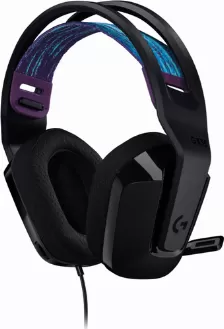 Diadema Logitech Gamer G335, Alambrico, 3.5mm, Para Pc, Xbox, Ps4, Nintendo Switch, Negro