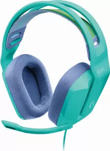 Diadema Logitech Gamer G335, Alambrico, 3.5mm, Para Pc, Xbox, Ps4, Nintendo, Menta
