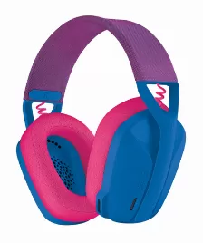 Diadema Inalambrica Logitech G435, 20-20000 Hz, Bluetooth, Color Lila/azul, 18 Horas De Bateria, Cojinetes, (981-001061)