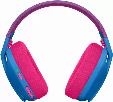 Diadema Inalambrica Logitech G435, 20-20000 Hz, Bluetooth, Color Lila/azul, 18 Horas De Bateria, Cojinetes, (981-001061)
