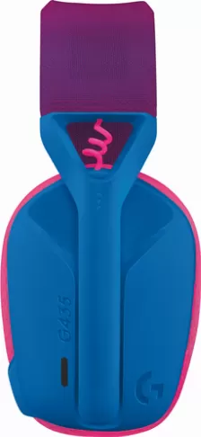 Diadema Inalambrica Logitech G435, 20-20000 Hz, Bluetooth, Color Lila/azul, 18 Horas De Bateria, Cojinetes, (981-001061)