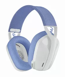 Diadema Inalambrica Logitech G435, 20-20000 Hz, Bluetooth, Color Blanco/azul, 18 Horas De Bateria, Cojinetes, (981-001073)